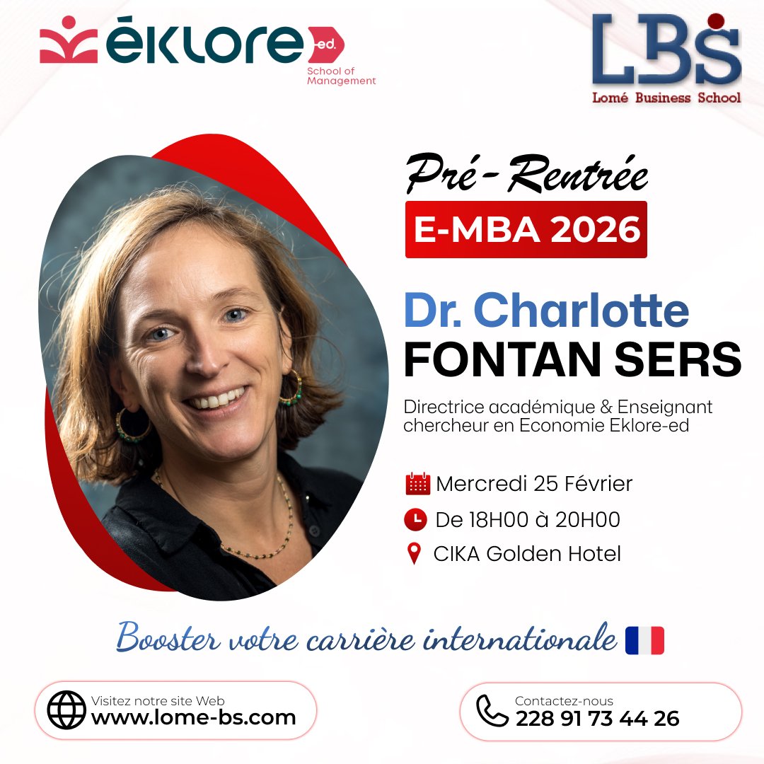 EMBA2 Lomé Business School Lomé Business School